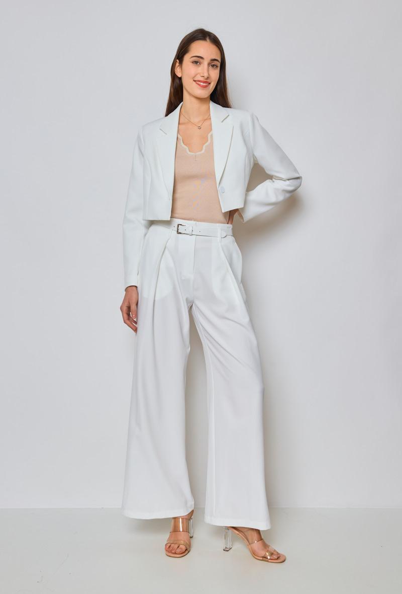 Trousers Women White Lulumary P950 #c Efashion Paris