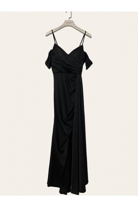 Robes de soirée Femme Noir Lautinel R1884 Efashion Paris