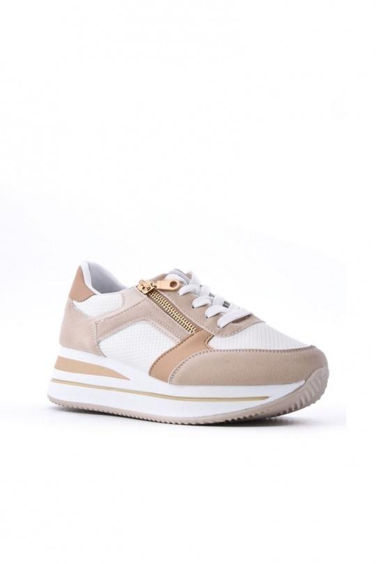 Baskets Chaussures FB 001 BEIGE SUREDELLE Efashion Paris sur eFashion