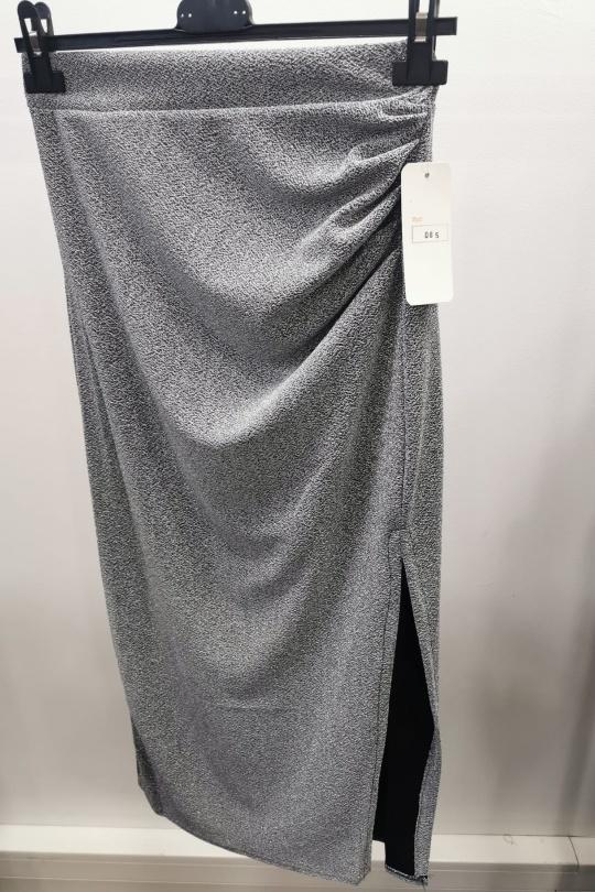 Skirts Women JUPE LONGUE DE SOIR E ET FETES MIU 085 ARGENT LGDM