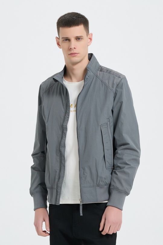 Blouson shops homme gris