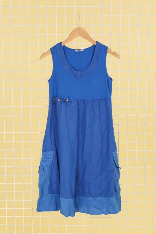 royal blue toddler casual dress