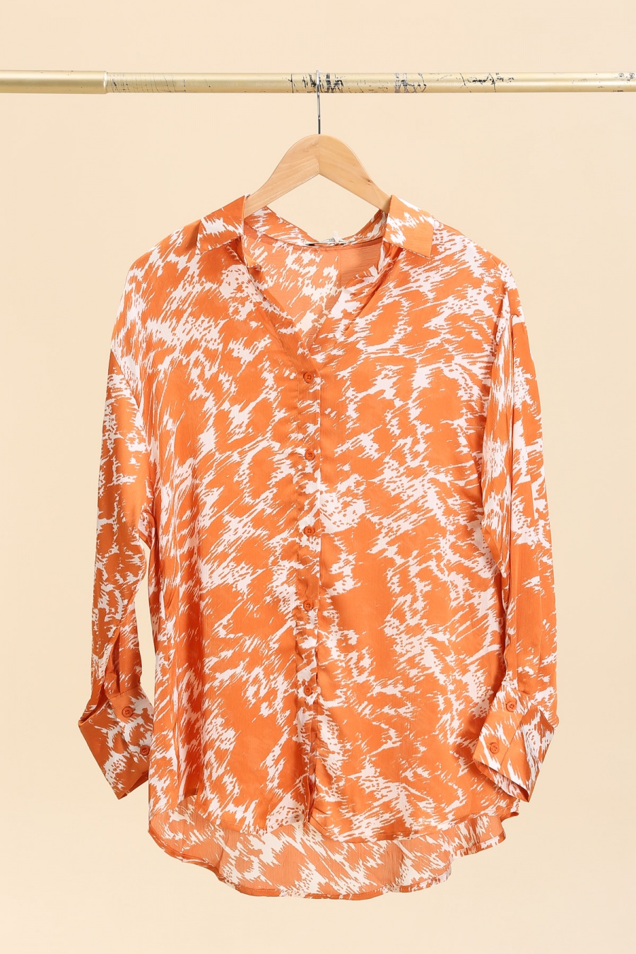 Shirts Women GZ2962-5-ORANGE Unigirl | Efashion Paris on eFashion.